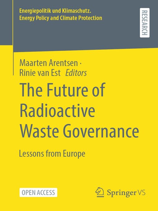 Title details for The Future of Radioactive Waste Governance by Maarten Arentsen - Available